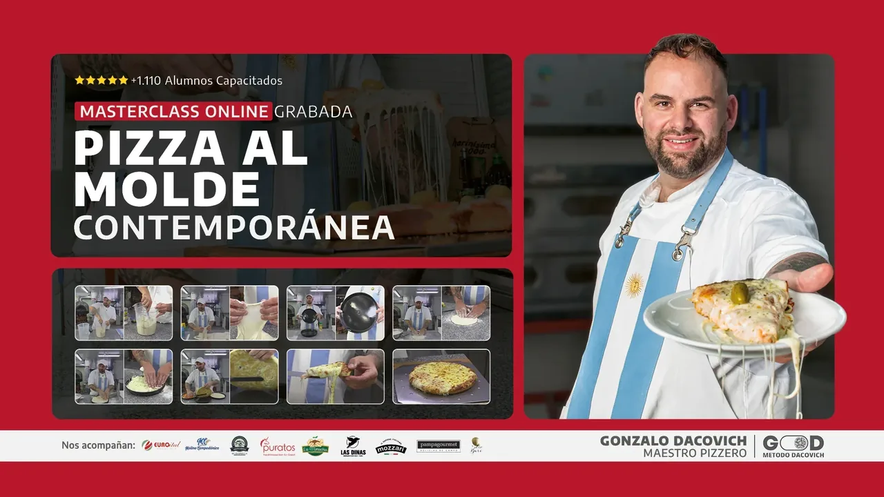 Masterclass Online de Pizza al Molde Contemporánea
