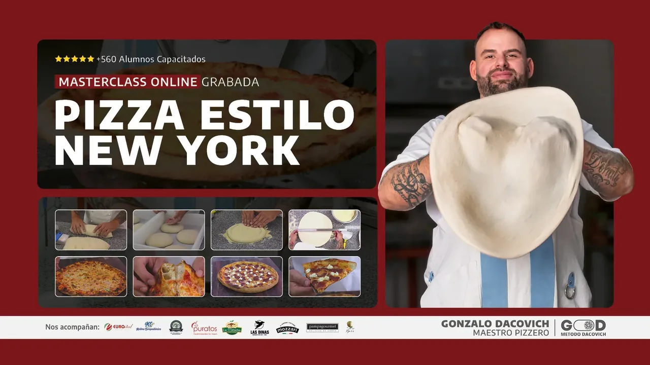 Masterclass Online de Pizza estilo New York