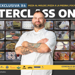 Masterclass Online: Pizza al Molde + Pizza a la Piedra + Focaccia + Estilo New York